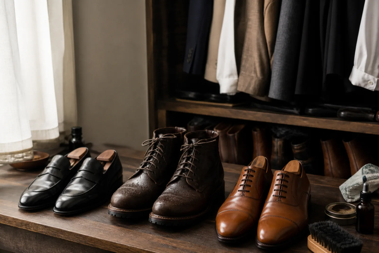 Editorial image for How to Build a Shoe Rotation That Covers Weather, Hours, and Repair.