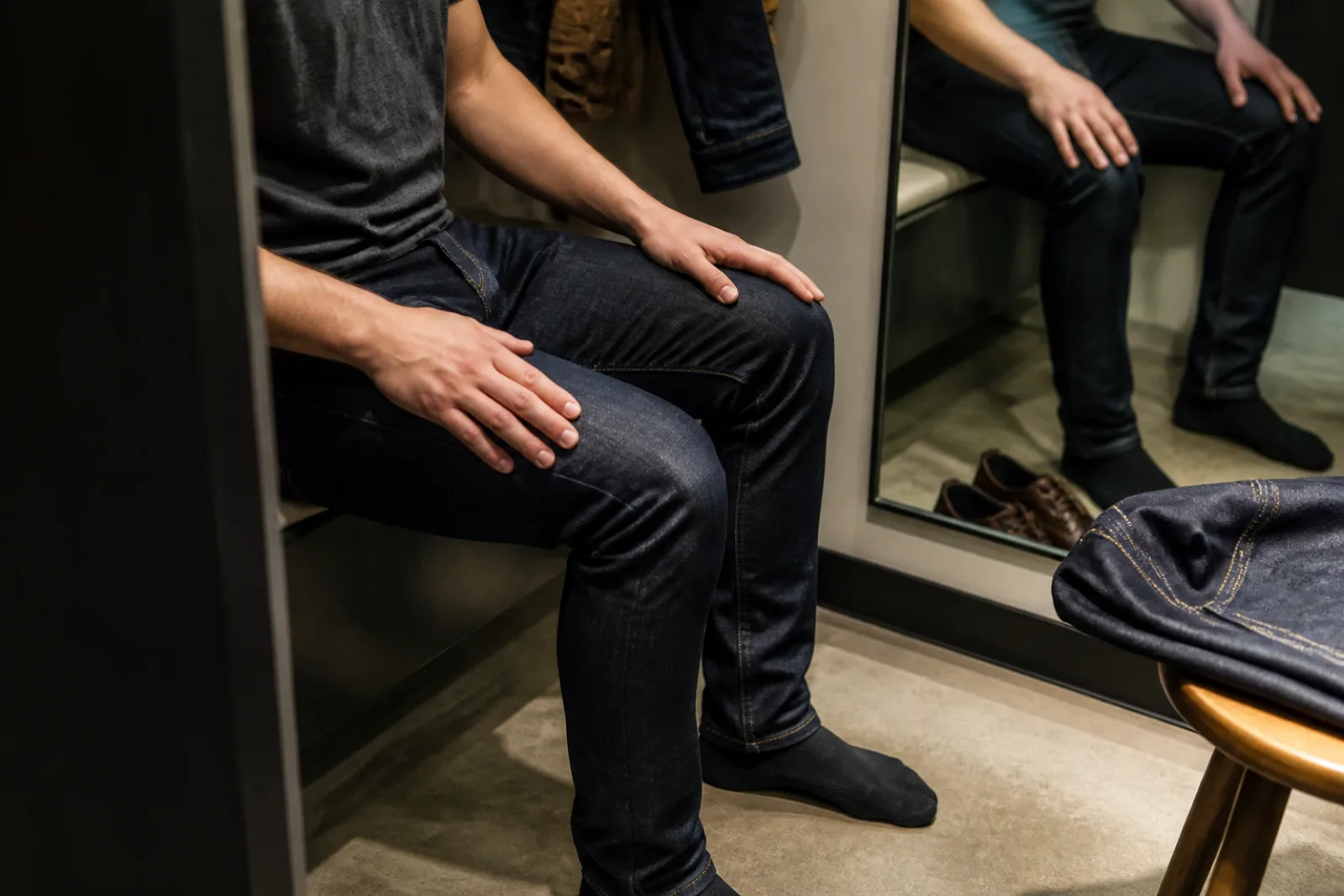 Editorial image for How to Evaluate Denim Fit in the Fitting Room.