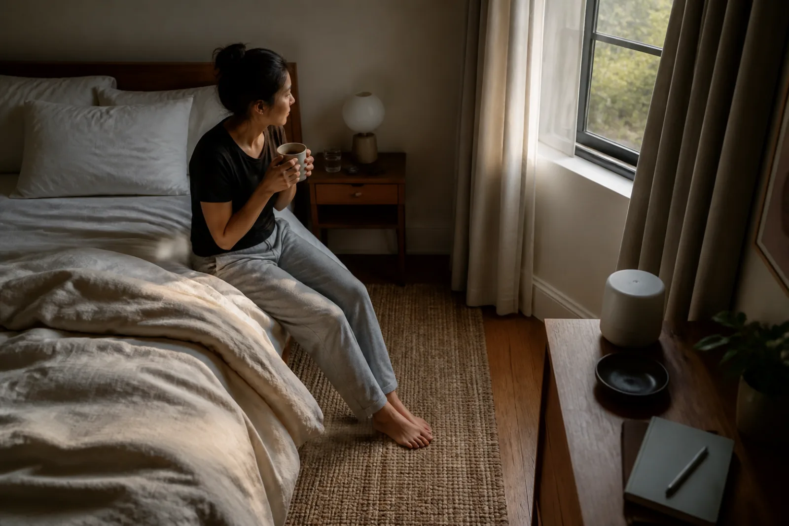 Editorial image for How to Make a Bedroom More Supportive of Sleep.