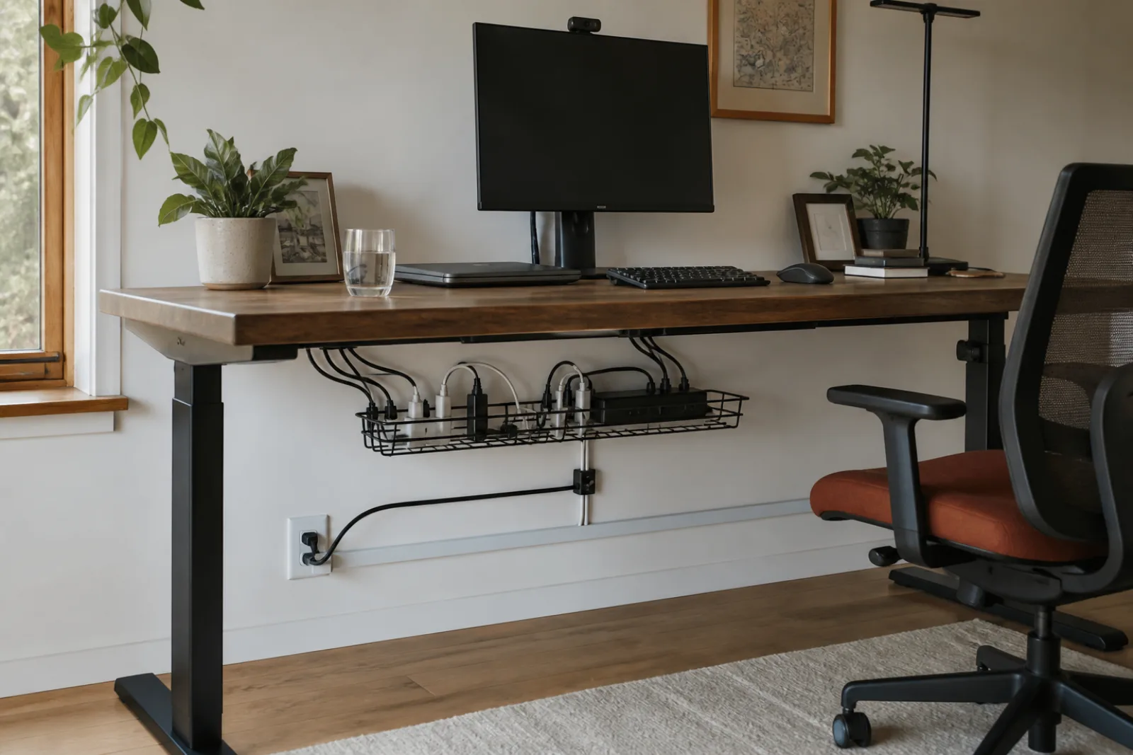 Editorial image for How to Reduce Cable Clutter on a Desk So It Stays Reduced.