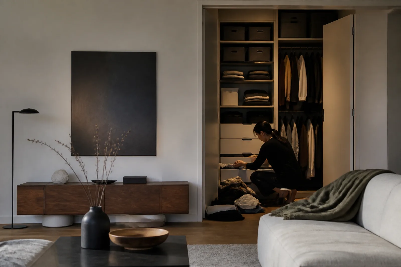Editorial image for Visual Calm Became a Product. Someone Still Has to Hide the Life..